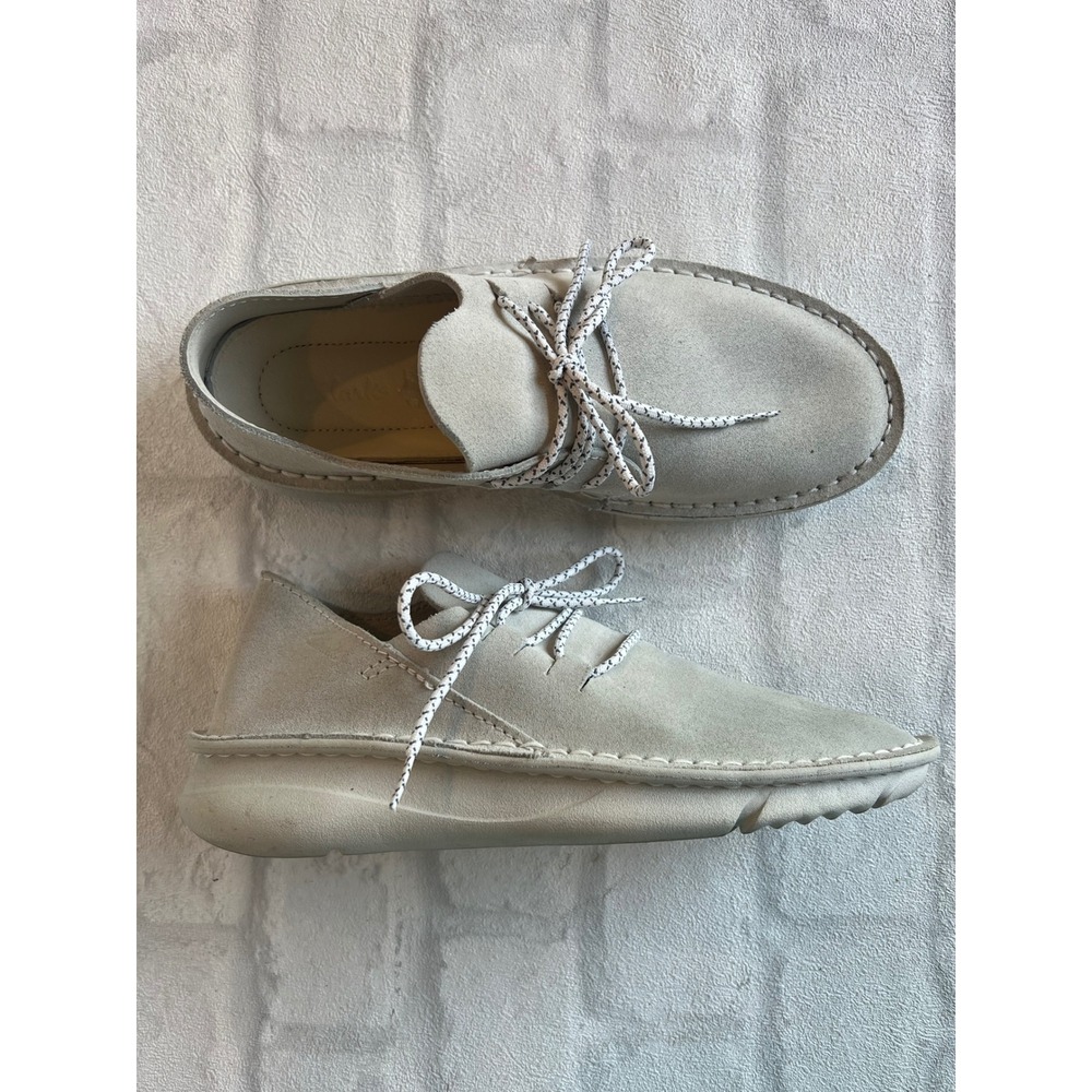 Clarks Originals Desert Trek Grey Suede  Lace Up Shoes Womens 7 quiet luxury